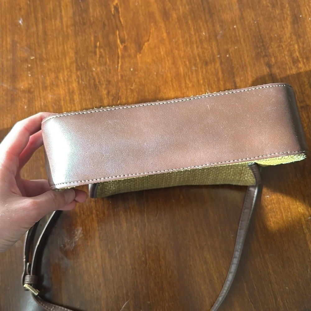 VTG Liz Claiborne woven straw purse - Picture 7 of 9